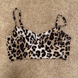 Leopard Print Bralette